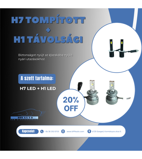 H7+H1 Tompított + Távolsági csomagajánlat